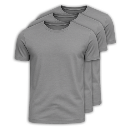 Set mit 3 Premium-Pima-T-Shirts