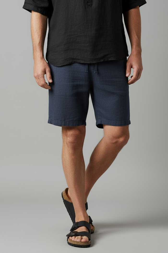 Leinen-Bermudashorts für Herren