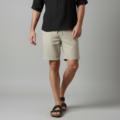 Leinen-Bermudashorts für Herren