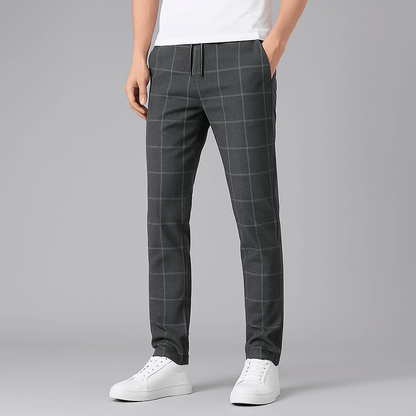 Herren-Anzughose mit Karomuster