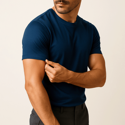 Set mit 6 ägyptischen Baumwoll-T-Shirts