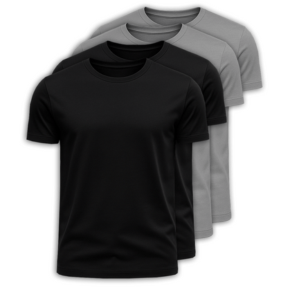 Set mit 4 Premium-Pima-T-Shirts