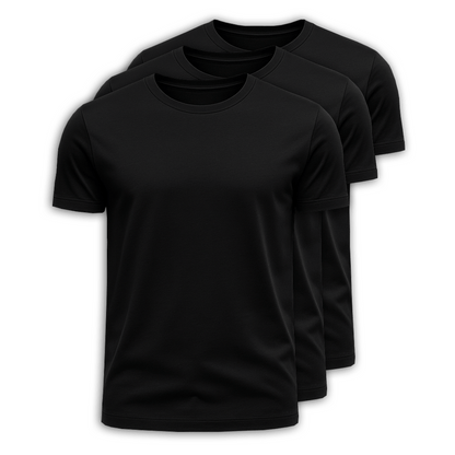 Set mit 3 Premium-Pima-T-Shirts