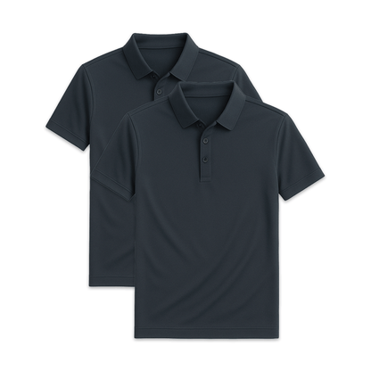 Conjunto 2 Camisas Polos em Seda Gelo